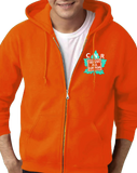 CNR Serves All Canada Logo - Zippered Hoodie