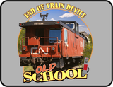 Pointe Saint Charles (PSC) Caboose "End of Train Device - Old School!" T-Shirt