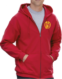 Zip - Canadian Pacific 1881 Golden Beaver Shield Logo - Zippered Hoodie
