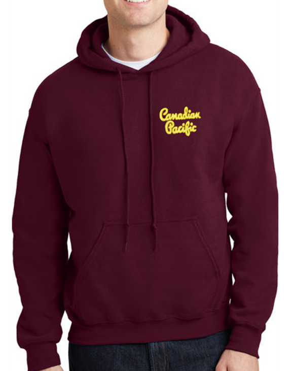 Canadian Pacific 1950's Script Lettering - Pullover Hoodie