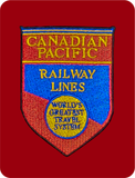 Canadian Pacific Worlds Greatest Travel System Shield Logo - Pullover Hoodie