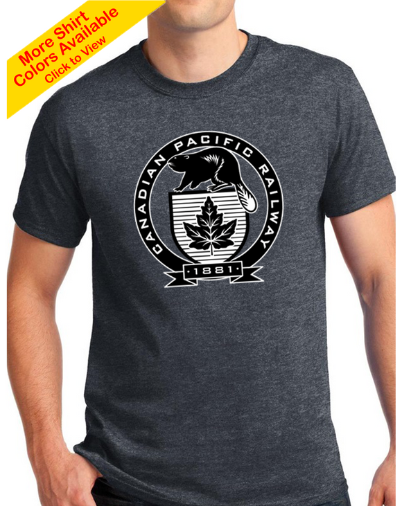 Canadian Pacific - Logo - 1881 Beaver Shield T-Shirt