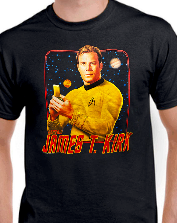 Captain Kirk (William Shatner) - Star Trek The Original Series - T-shirt