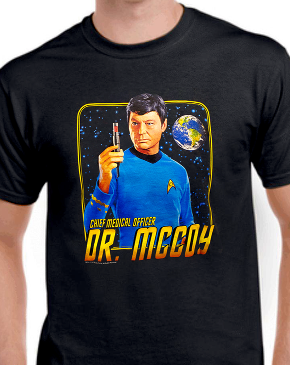 Chief Medical Officer - Dr. McCoy (Deforest Kelly) - Star Trek The Original Series - T-shirt