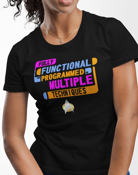 Programmed In Multiple Techniques - Star Trek The Next Generation - T-shirt