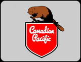 Canadian Pacific 1950's Beaver Shield Logo Casual Ts Apparel and Souvenirs