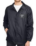 Classic Coaches Style Team Jacket featuring the Canadian Pacific 1881 Beaver Shield  Directly Embroidered into Fabric - NOT a Patch
