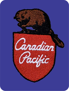 Canadian Pacific 1960's Beaver Shield Performance Polo Shirt - Blue (Navy)