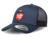 Canadian Pacific 1960's Beaver Shield Logo - Flexfit & Snap Back Cap