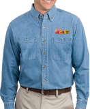 Classic Oldsmobile 442 Logo - Denim Long Sleeve Shirt