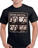 Railroading - Get Addicted!  - Before and After Model Trains T-Shirt
