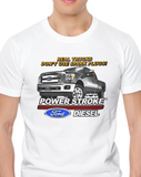 Ford Power Stroke Diesel - "Real Trucks Don't Use Spark Plugs" - T-Shirt