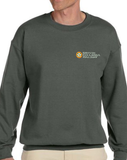 British Columbia Railway Dogwood Flower Logo Embroidered Sweatshirt (Olive Green)