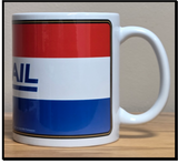 BC Rail New (Tri Color) Logo - 11 oz Ceramic Coffee Mug