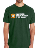 CN - BC Rail - British Columbia Railway Dogwood Flower Logo T-shirt