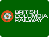 British Columbia Railway Dogwood Flower Logo Embroidered Sweatshirt (Forest Green)