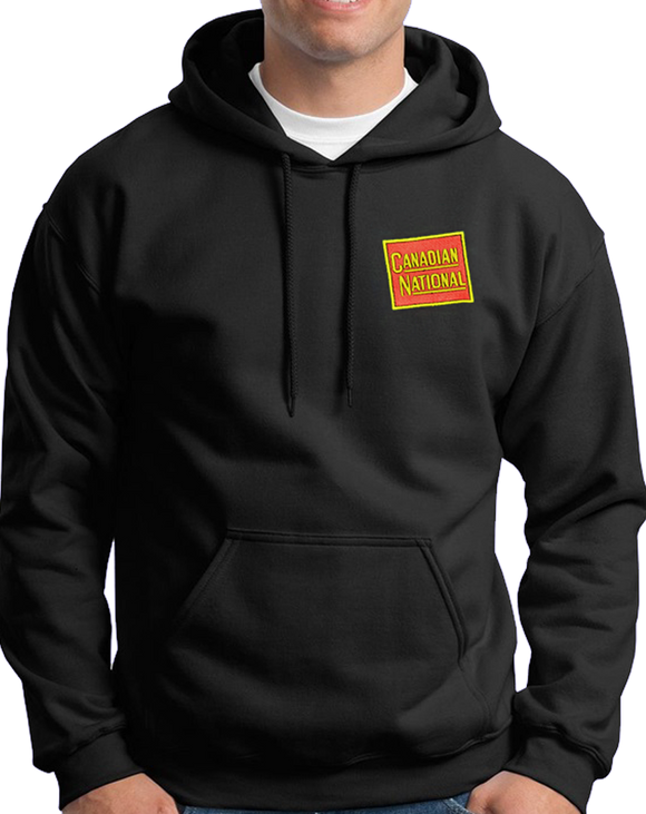 CN - Canadian National Tilted Wafer Logo - Pullover Hoodie