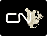 Zip - CN North America Logo - Zippered Hoodie