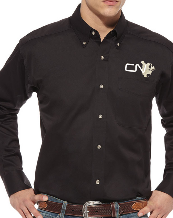 CN - CN North America Logo - Long Sleeve Work Shirt