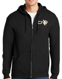 Zip - CN North America Logo - Zippered Hoodie