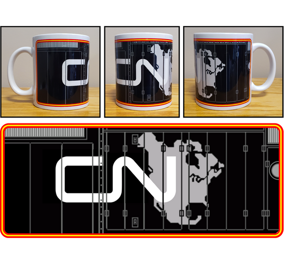 Mug - CN - CN North America Logo - 11 oz Ceramic Coffee Mug