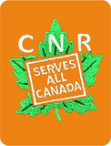 Zip - CNR Serves All Canada Logo - Zippered Hoodie