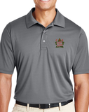 CN - CNR Serves All Canada Logo "Reefer Colors" Performance Polo Shirt - Charcoal