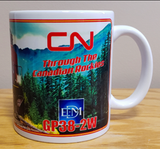 Mug - CN - Canadian National GP38-2W "In the Canadian Rockies" - 11 oz Ceramic Coffee Mug