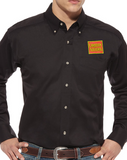 CN - Canadian National Tilted Wafer Logo - Long Sleeve Work Shirt