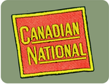 Canadian National Tilted Wafer Tender Logo Embroidered Sweatshirt