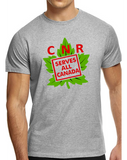 CN - Canadian National - CNR Serves All Canada "Reefer Colors" Logo T-Shirt