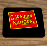 Canadian National (CN) Historic Logo's - Cork Backed Table Coaster Set