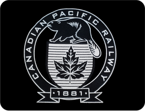 Zip - Canadian Pacific 1881 Beaver Shield Logo - Zippered Hoodie