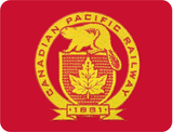 Zip - Canadian Pacific 1881 Golden Beaver Shield Logo - Zippered Hoodie