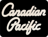 Canadian Pacific - CP 1960's Script Style Lettering Embroidered Sweatshirt