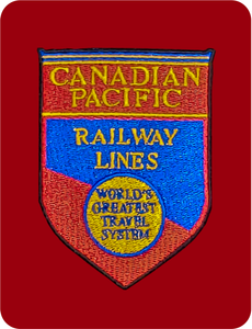 Canadian Pacific - Worlds Greatest Travel System Shield Logo Embroidered Sweatshirt