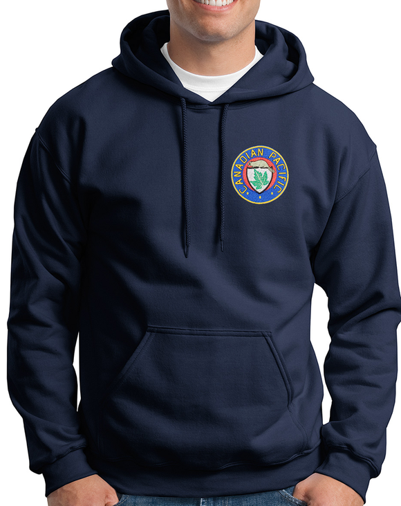 Canadian Pacific 1917-1929 Beaver Shield Logo - Pullover Hoodie