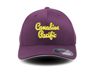 Canadian Pacific 1950's Gold Script Lettering - Maroon Cap
