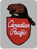 Canadian Pacific - CP Beaver Shield Logo (1960's) Embroidered Sweatshirt