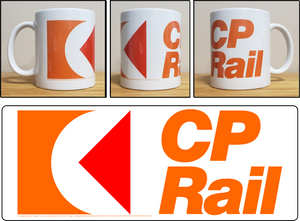 CP Rail - 1970's / 80's Logo 11 oz Ceramic Coffee Mug