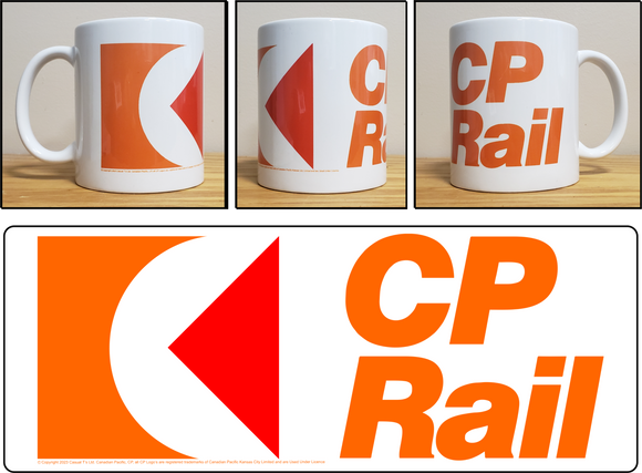 CP Rail - 1970's / 80's Logo 11 oz Ceramic Coffee Mug