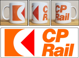 CP Rail - 1970's / 80's Logo 11 oz Ceramic Coffee Mug