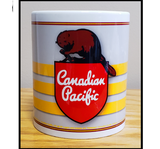 Mug - Canadian Pacific FP9 A Unit Beaver Shield Nose Logo 11 oz Ceramic Coffee Mug