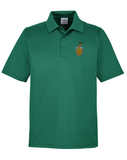 Canadian Pacific On the Island - Esquimalt & Nanaimo (E&N) Performance Polo Shirt - Forest Green