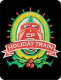 Canadian Pacific Holiday Train Logo - Performance Polo Shirt - Black
