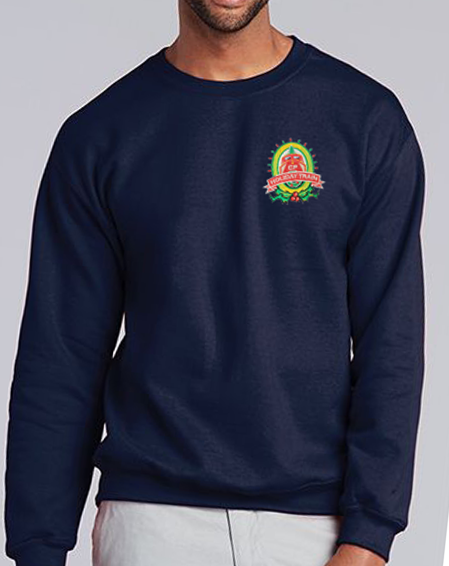 Canadian Pacific CP Holiday Train Logo Embroidered Sweatshirt Casual Ts Apparel and Souvenirs