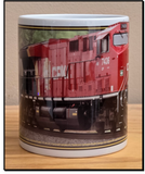 CPKC - ET44AC Locomotive #7436 In Her New Paint Scheme - 11 oz Ceramic Coffee Mug