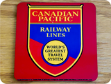 Table Coaster - Canadian Pacific Historic Icons Coaster Set