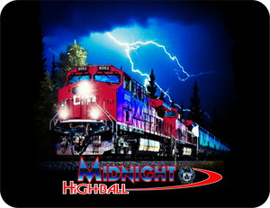 Canadian Pacific Railway CP AC4400 Midnight Highball Black Train T-Shirt