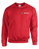 Canadian Pacific - CP Rail Multimark Logo Embroidered Sweatshirt (Red)